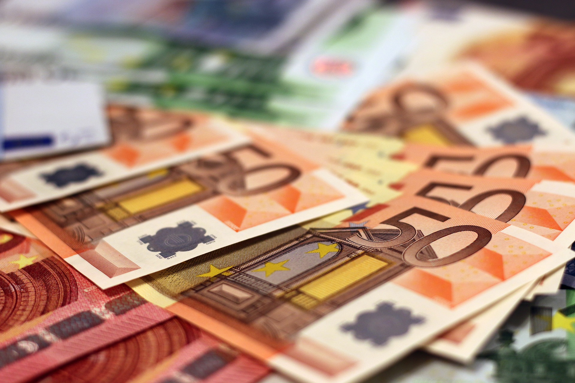 Billets en euro. @Pixabay