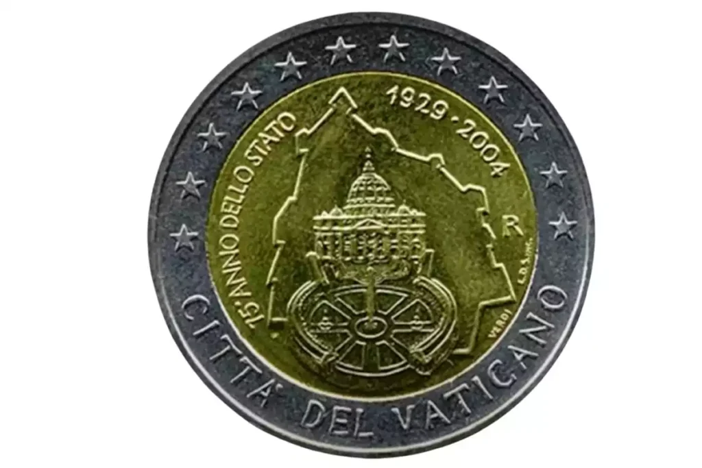 Pièce 2 euro Vatican 2004