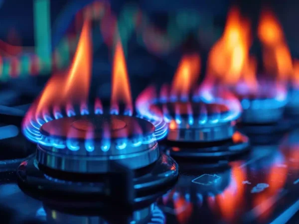Les prix du gaz repartent à la hausse ce printemps 2024. @Adobe (avec IA)