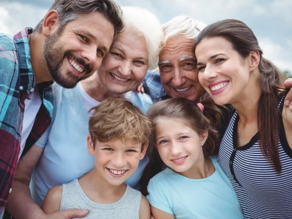 famille sur plusieurs g&eacute;n&eacute;rations