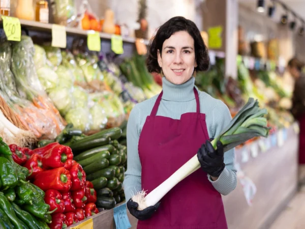 supermarch&eacute;s&nbsp;appellent acheter des poireaux