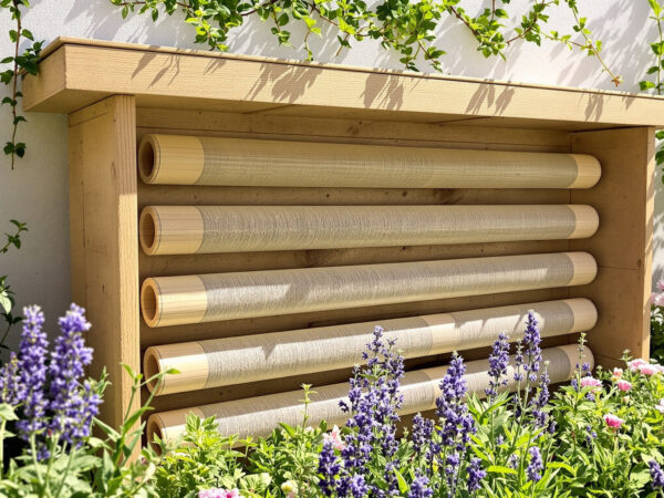 Abri_abeilles_ma&ccedil;onnes_jardin