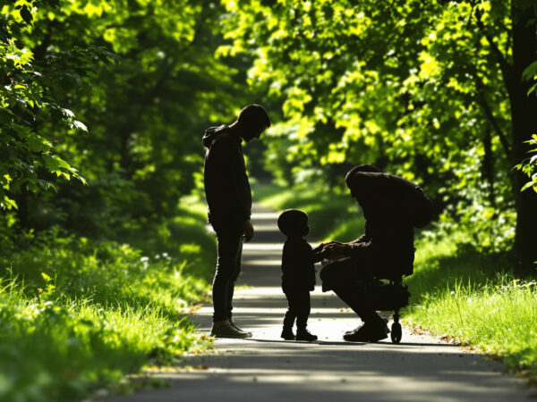 poussette_park_silhouette_bright