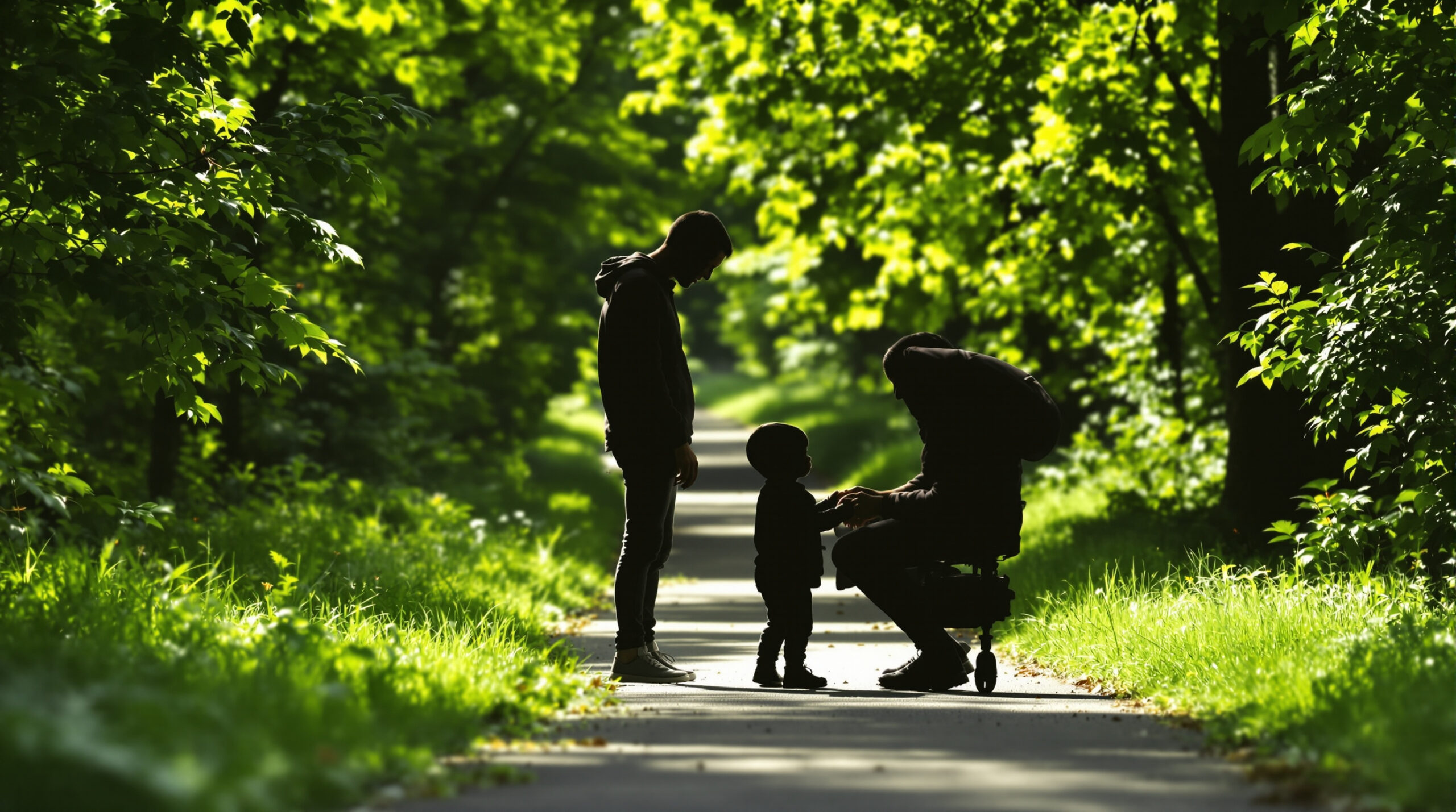 poussette_park_silhouette_bright