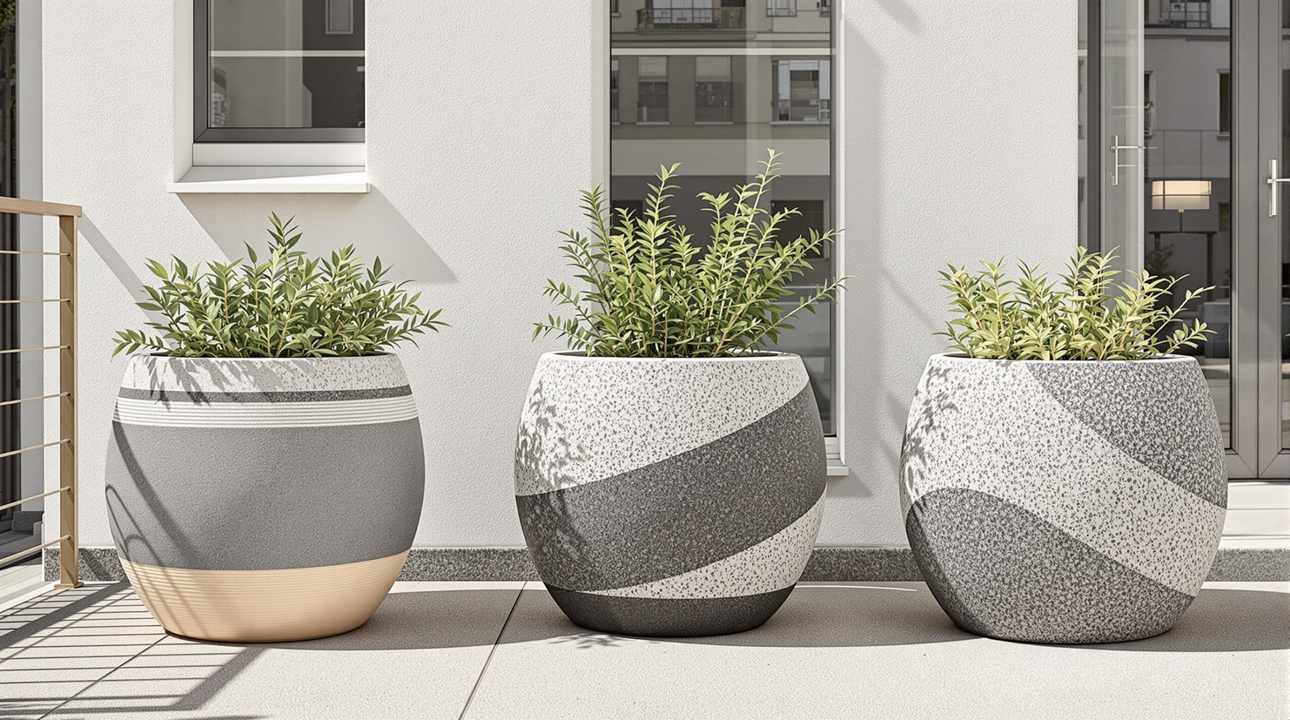 TerrasseModerneCachePots