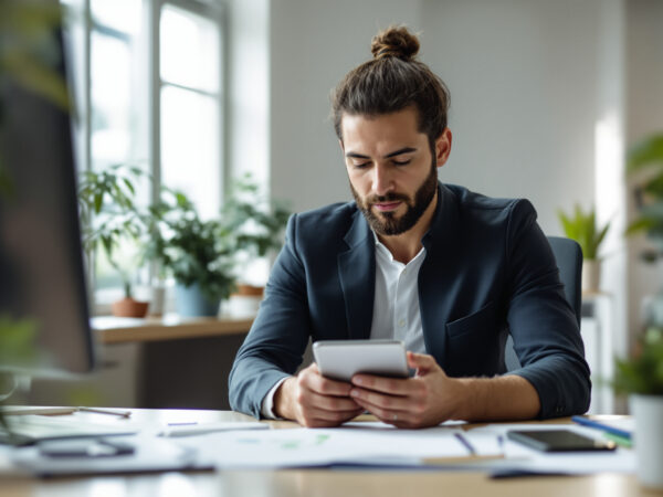 entrepreneur-dos-application-tablette-bureau-lumineux