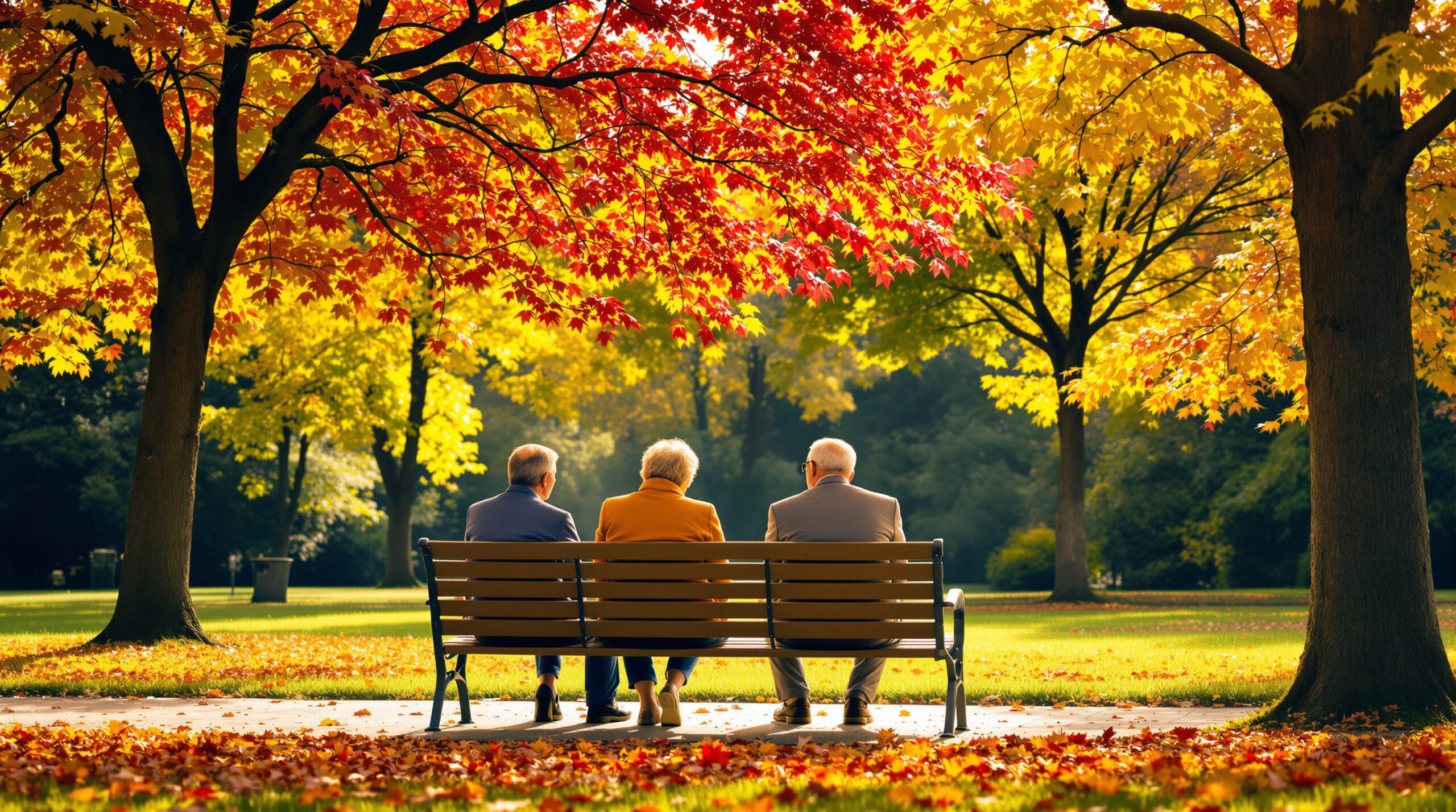retraités_parc_discussion