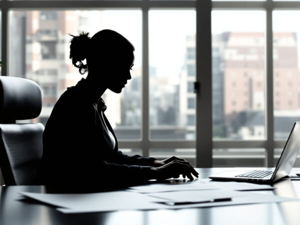 bureau-silhouette-documents