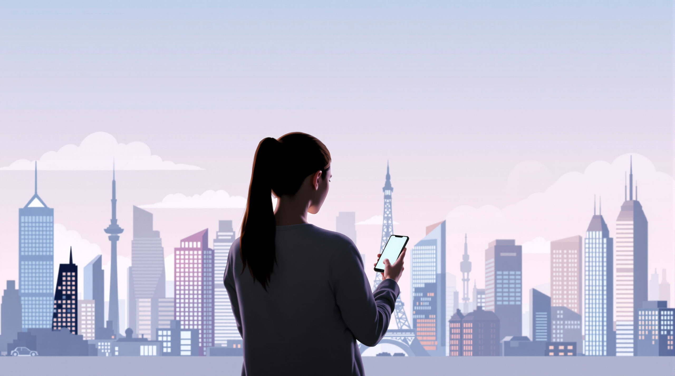 skyline-urbain-smartphone